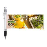 Translucent Banner Grip Pen Imprinted with Logo (Q695611)