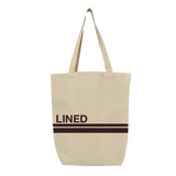 12 Oz. Canvas Tall Grocery Tote Bag E2E Imprinted with Logo (Q701211)