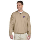 Harriton Adult Microfiber Wind Shirt Imprinted with Logo (Q703611)