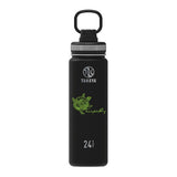 24 Oz. Takeya Water Bottle - Black Imprinted with Logo (Q711622)