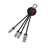 SCX Design® Eco Ring Light Charging Cable Imprinted with Logo (Q716622)