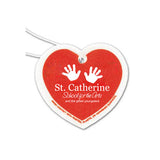Heart Shaped Air Fresheners Imprinted with Logo (Q720411)