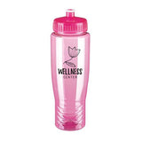 Poly-Clean Bottle® Squeezable Sport Bottle (27 oz.) Imprinted with Logo (Q726311)