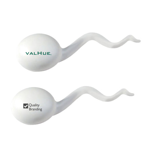 Sperm Shaped Squeezies Stress Relievers (Q744511)