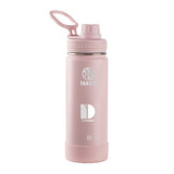18 Oz. Takeya Actives Spout Lid Bottle - Blush Imprinted with Logo (Q751622)