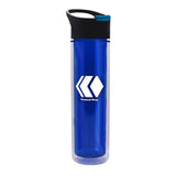 16 Oz. Slim Travel Tumbler - Pop-Up Sip Lid FC Imprinted with Logo (Q752722)