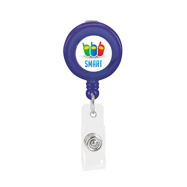 Promo Retractable Badge Holder - Badge Holders with Logo - Q756311 QI