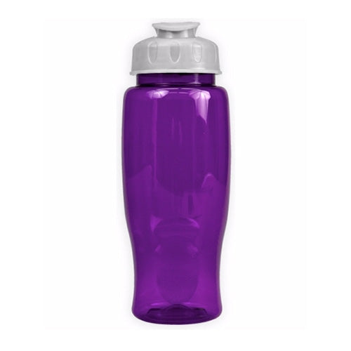 Poly-Pure Transparent Bottle - Flip Lid (27 oz) (Q75939)