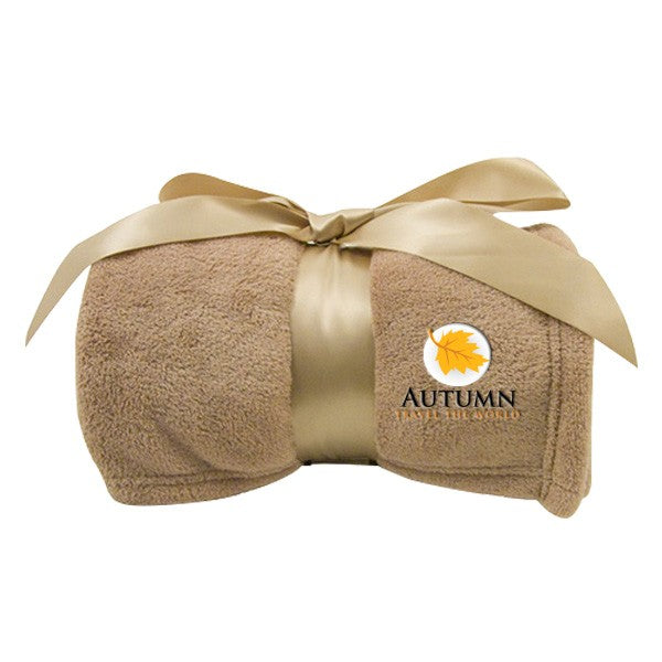 Custom Luxury Plush Blankets (Q761235) Plush Blankets with Logo Quality Imprint Promotional