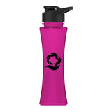 17 Oz. Curve Bottle - Drink-Thru Lid Imprinted with Logo (Q763722)