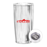 20 Oz. Chrome Finish Vacuum-Sealed Tumbler Imprinted with Logo (Q764622)
