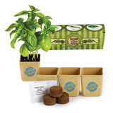 GrowPot Eco-Planter Herb 3-Pack Imprinted with Logo (Q767511)