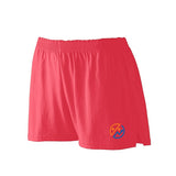 Augusta Drop Ship Girls Trim Fit Jersey Short Imprinted with Logo (Q774011)