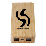 Hayes Street Eco-Friendly Wireless Power Bank Imprinted with Logo (Q777422)