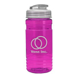 20 Oz. UpCycle RPET Bottle - USA Flip Top Lid Imprinted with Logo (Q781722)