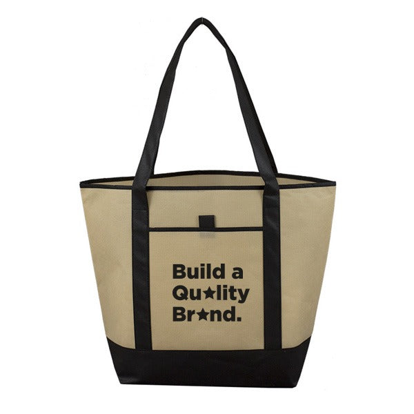 Custom The City Life Beach Corporate and Travel Boat Tote
