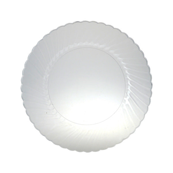 10 Inch Classicware® Clear Plastic Plates (Q786011)