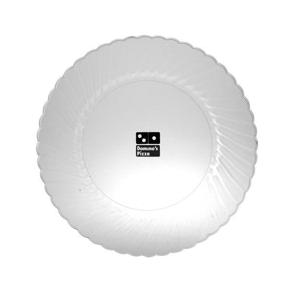 10 Inch Classicware® Clear Plastic Plates (Q786011)