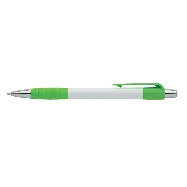 White Plunger-Action Element Pen (Q786311)
