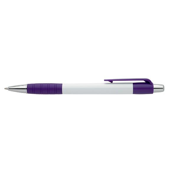 White Plunger-Action Element Pen (Q786311)