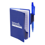 Clear-View Jotters With Pen Imprinted with Logo (Q786811)