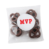 Milk Chocolate Mini Pretzels Handfuls (2 oz.) Imprinted with Logo (Q802411)