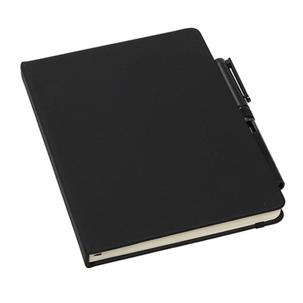 Custom Quorum Soft Touch Journal W/ Matching Color Gel Pen (Q806422) Journals with Logo