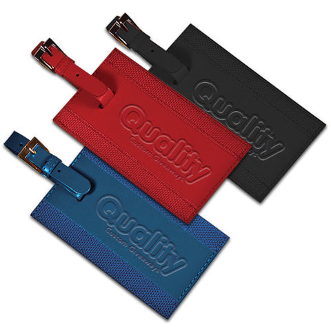 Logoed Majestic䋢 Leather Luggage Tag (Q807235) - - 1