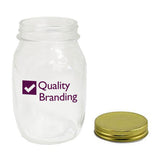 Special Glass Mason Jars without Handle (17 oz.) Imprinted with Logo (Q812411)