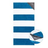 Slowtide® Pocket Beach Towel - Porto Navy Imprinted with Logo (Q813622)
