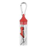 Earbuds In Plastic Case with Carabiners Imprinted with Logo (Q814411)