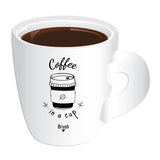 Coffee Cup Shaped Lint Remover Imprinted with Logo (Q830322)