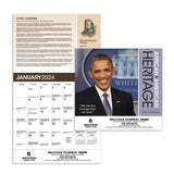 African-American Heritage Barack Obama Calendar Imprinted with Logo (Q834722)