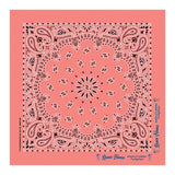 22 In Traditional USA Paisleys Bandana - Strawberry Imprinted with Logo (Q836522)