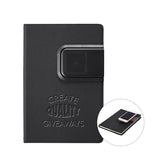 Refillable Journal With Wireless Charger Panel Imprinted with Logo (Q836911)