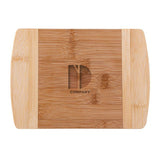 8 Inch Wellington Two-Tone Bamboo Cutting Board Imprinted with Logo (Q844622)