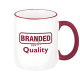 Two-Tone Ceramic Mug (12 oz.) Imprinted with Logo (Q847311)