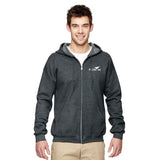 Gildan Heavy Blend™ 8 oz. 50/50 Full-Zip Hood Imprinted with Logo (Q855465)
