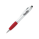 Twist-Action Ion Silver Stylus Pen Imprinted with Logo (Q856311)