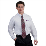 Men’s Shirt Tailored Plain Collar Pinpoint Oxford Long Sleeve Imprinted with Logo (Q862611)