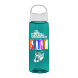 26 Oz. Flair Bottle With Oval Crest Lid - FC Imprinted with Logo (Q872722)