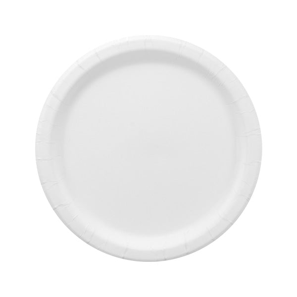 9 Inch White Paper Plates (Q876011)