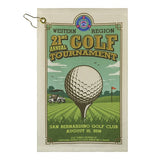 Traveler’s Microfiber Terry Golf Towel Imprinted with Logo (Q881322)