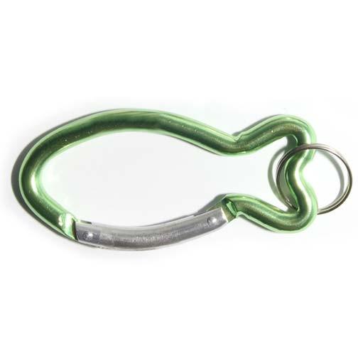 Custom Fish Shaped Carabiners (Q883411) Carabiners with Logo