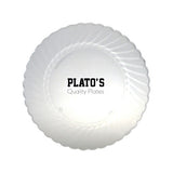 7.5 Inch Classicware® Clear Plastic Plates - FC Imprinted with Logo (Q886011)