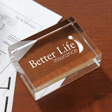 Rectangle Paperweight Award Imprinted with Logo (Q889511)