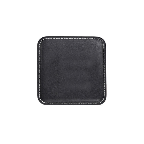 4-Square Vintage Leather Coasters (Q890411)