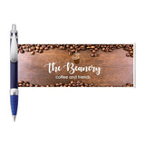 Solid Clic Banner Pen Imprinted with Logo (Q895611)