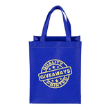 Full View Junior Large Imprint Shopping Tote Bags Imprinted with Logo (Q895711)