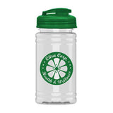 16 Oz. Mini PETE Sports Bottle - USA Flip Lid Imprinted with Logo (Q903722)